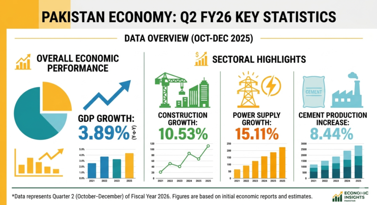 Pakistan s Construction Sector Booms Power Supply Up 15 , Cement Expands in Q2 FY26