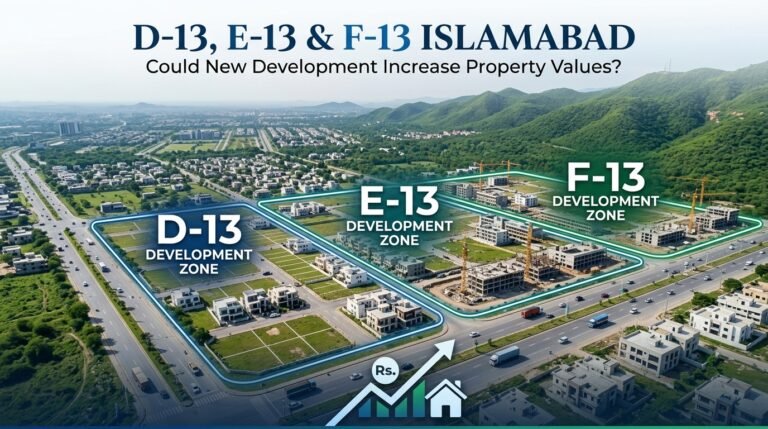 Islamabads D-13 E-13 and F-13 sectors
