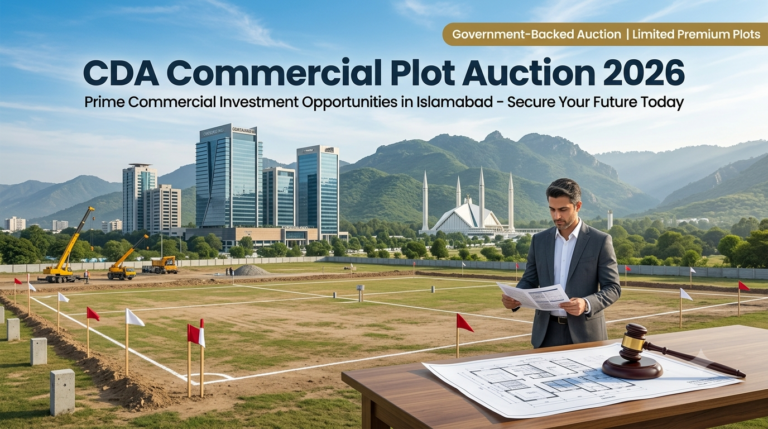 CDA Commercial Plot Auction 2026 A Golden Investment Opportunity in Islamabad